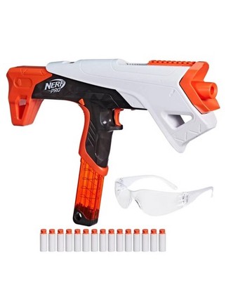 Nerf Pro Torrent Half-Length Dart Blaster, 150 FPS, 15 Nerf Pro Half-Length Dart