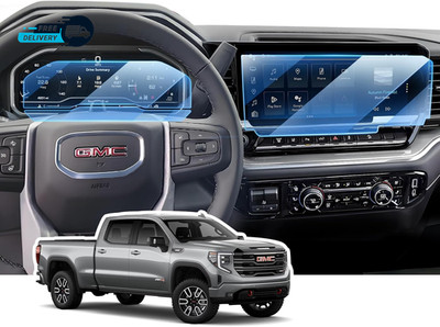 3PCS Screen Protector for 2022-2025 2026 GMC Sierra/Chevy Silverado 1500