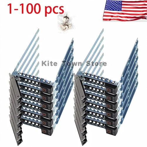 Lot 2.5" Drive Tray Caddy for Dell Poweredge R640 R740 R440 R450 R650 R750 R660