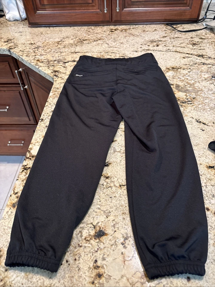 Boys Medium Adidas Baseball Black Pants - Image 3 of 4