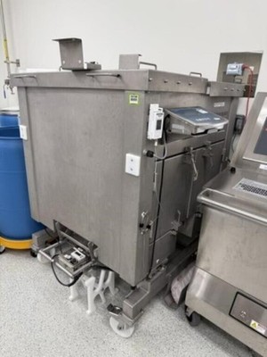 Sartorius ETO Palletank Cubical Jacketed MIX 650L Impeller/ASME/Weighting SS