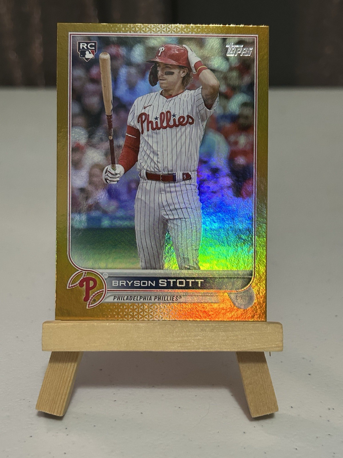 2022 Topps Update RC #US224 Bryson Stott Gold Foil Philadelphia Phillies