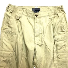 5.11 Tactical Ripstop Pants Mens 36 Tan Canvas Utility Cargo 