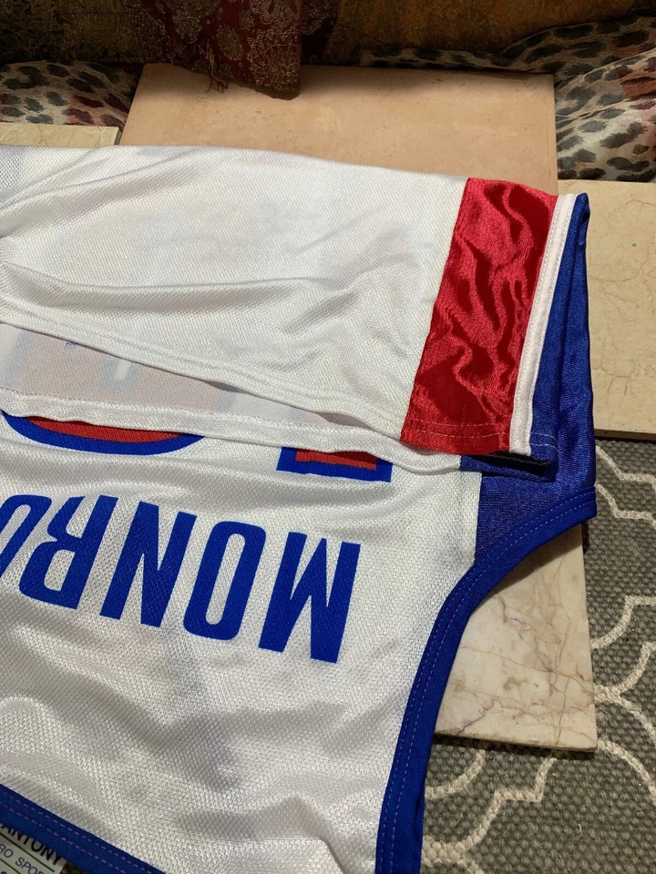 CAMISETA DE BALONCESTO PARK ANTHONY NBA DETROIT PISTONS #10 GREG MONROE RÉPLICA XL Foto 4 de 4