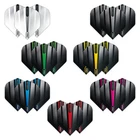 Darts Flights Black,Silver,Red,Blue,Pink,Green,Yellow Extra Thick Hardcore 4Sets