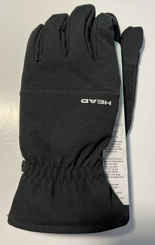 New Men's HEAD Waterproof Hybrid Gloves Black (L-XL) - Picture 2 of 6