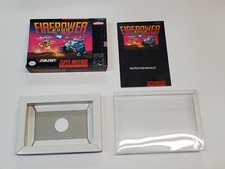 Firepower 2000 Authentic Super Nintendo SNES Box Manual Only