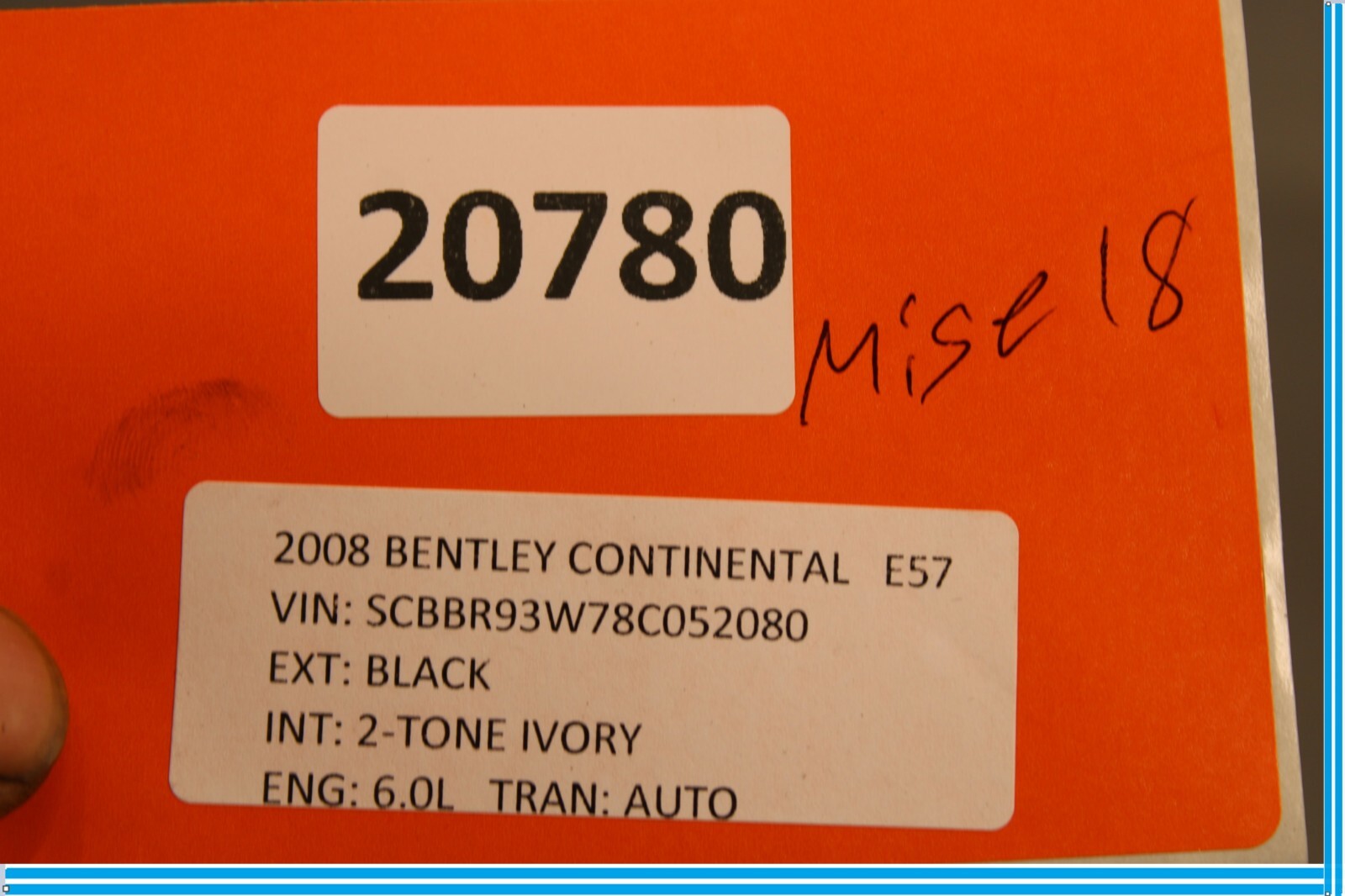 Bentley Continental R Final Series 2003-2018 Hose pipe