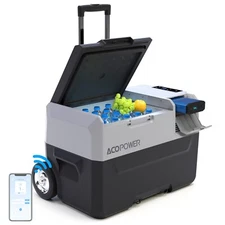 ACOPower 32QT Pro Portable Solar Powered Car Fridge Freezer, RV APP Control