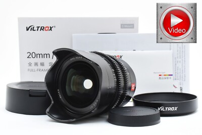 [Exe+5] VILTROX 20mm T2.0 Full Frame Cinema Lens for Sony E-Mount Camera 2497287