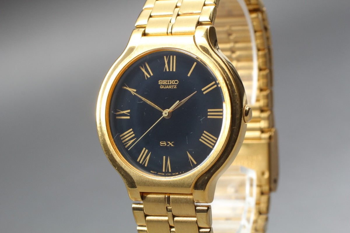 SEIKO　V701-6K00 アナログ腕時計　時計 Vintage Seiko Quartz SX V701-6K00 Watch Japan | eBay