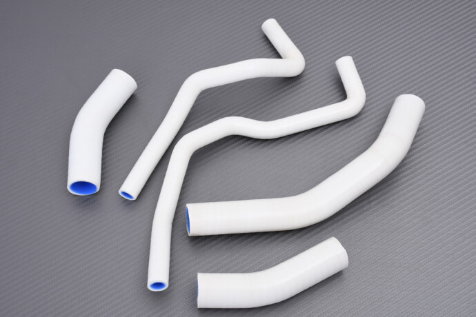 Kit tuyaux de radiateur blanc haute performance pour moto Yamaha MT-07