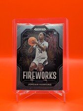 2023-24 Panini Prizm Draft Picks Fireworks Jordan Hawkins #5 RC