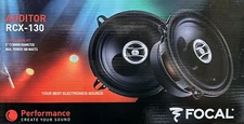 NEW Focal RCX130 5.25” AUDITOR 2-Way Coaxial Car Audio Speakers (1-Pair) 5-1/4"