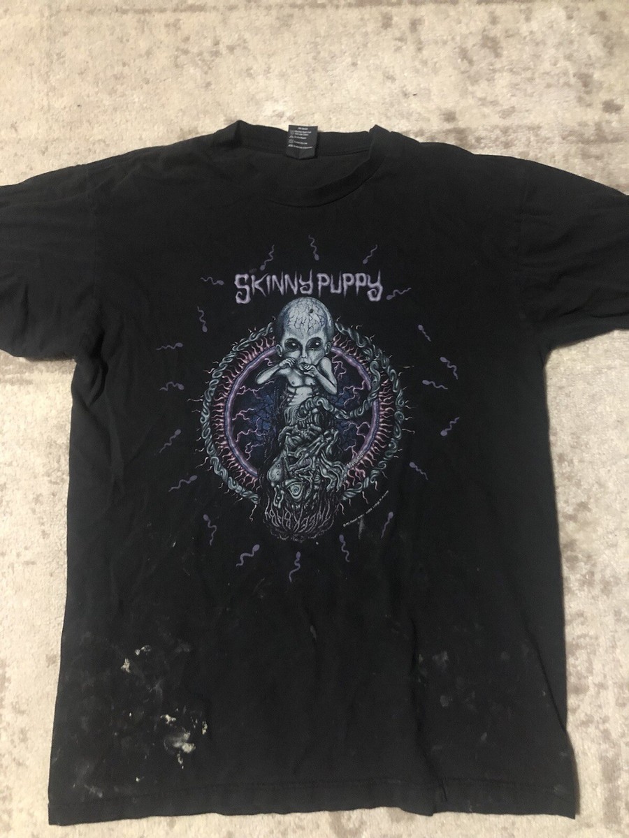 Vintage Skinny Puppy Shirt XL Very Rare NIN Marilyn Manson