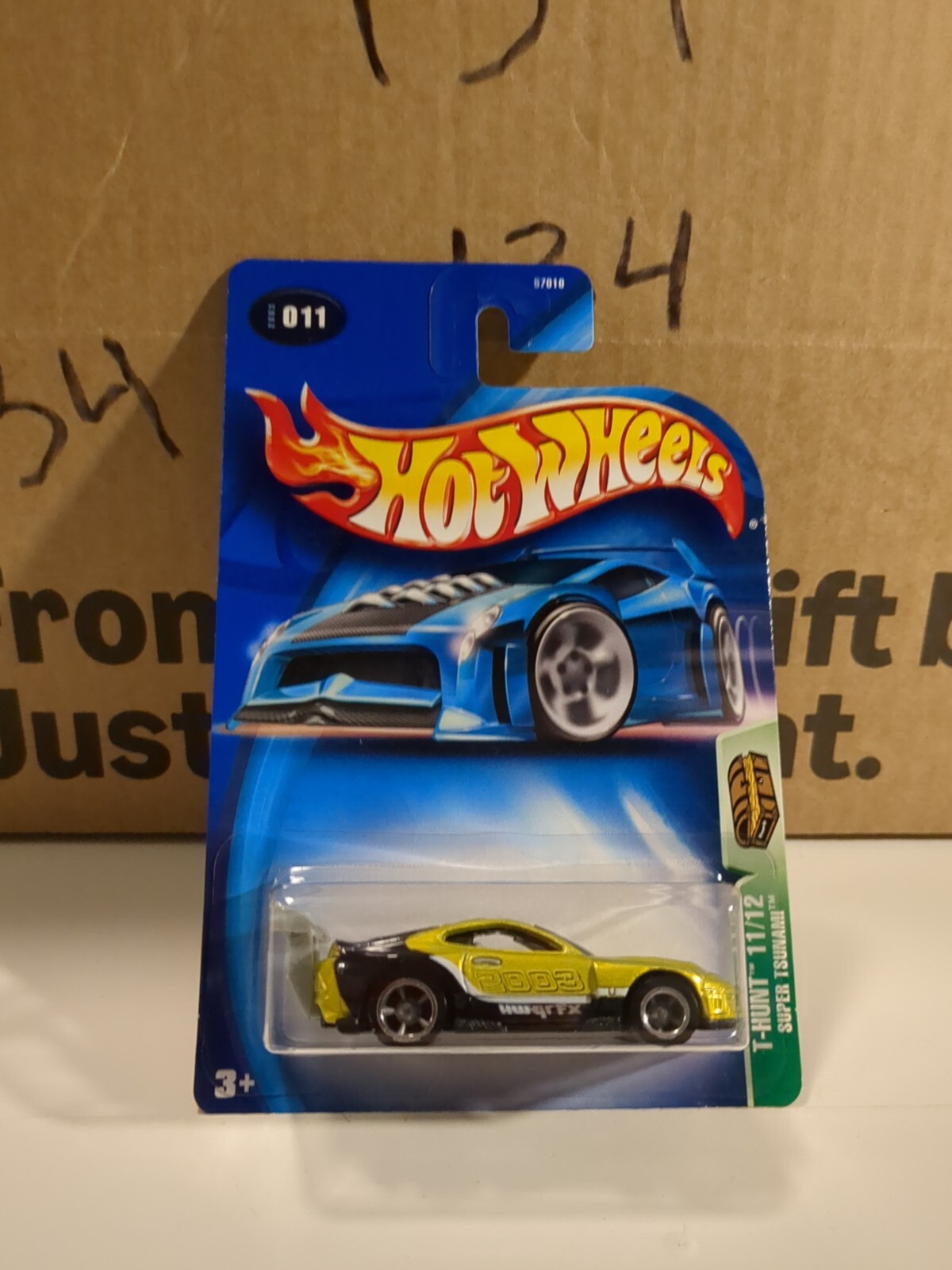 HOT WHEELS-TREASURE HUNT-SUPER TSUNAMI #011-SEALED ON CARD-2003 (11/12) TH26