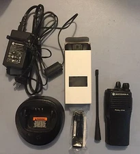 Motorola CP200 UHF Radio Refurbished 16 Ch 438-470 Mhz With New Accessories