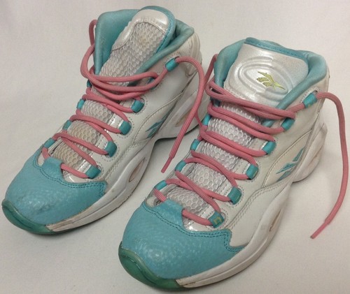 Reebok Hexalite para mujer 6 EUR 38 Hitop Zapatillas Deportivas Azul Rosa  Blanco P | eBay
