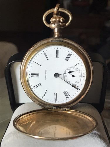 Antique 1902 Waltham Pendant-Movement Pocket Watch