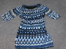 Ab Studio dress Womens Small pullover stretch A-line