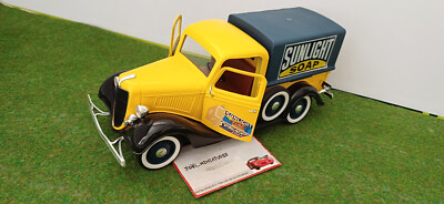 FORD V8 PICK UP 1936 DEPANNEUSE DUNLOP jaune 1/19 no 1/18 SOLIDO voiture miniatu
