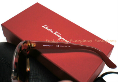 Salvatore Ferragamo SF675S Red Tortoise/Gray Gradient Cat  display picture 3