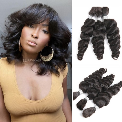 Loose Wave Brazilian Human Hair Bulk For Braiding No Weft Human Hair Extensions - Picture 7 of 12