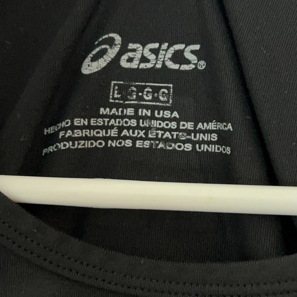 Wichita State Shockers Womens Shirt Large Asics Black Yellow Tank Top NCAA Run - Image 3 of 4