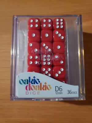 Oakie Doakie Dice Dés D6 12 Mm Gemidice Unisexe, Jungle Sanglante