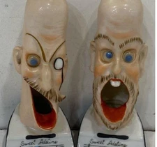 Schafer & Vater Germany Singing Barber Ashtray 'Jolly Good Fellow'