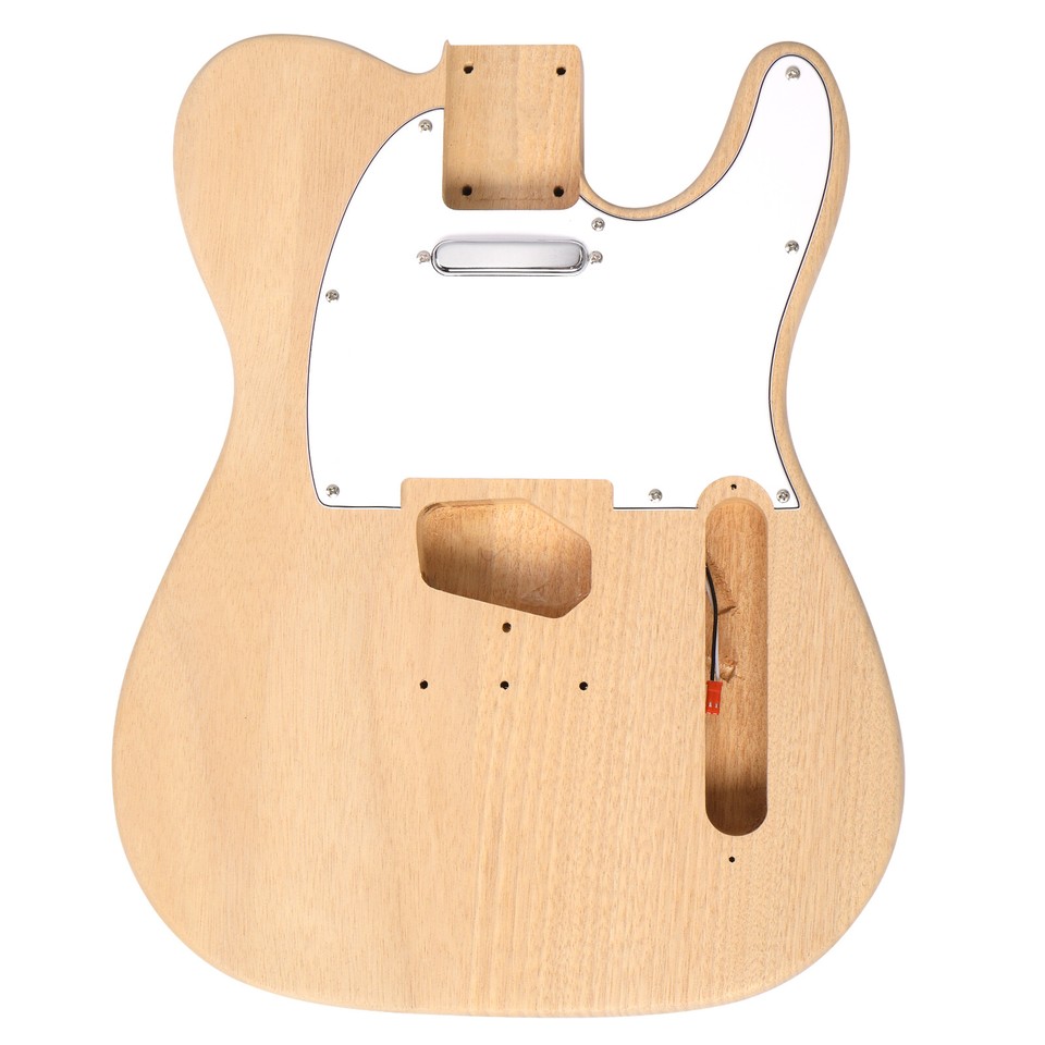 DIY Telecaster Style Electric Guitar Kit Mahogany Body Maple Neck