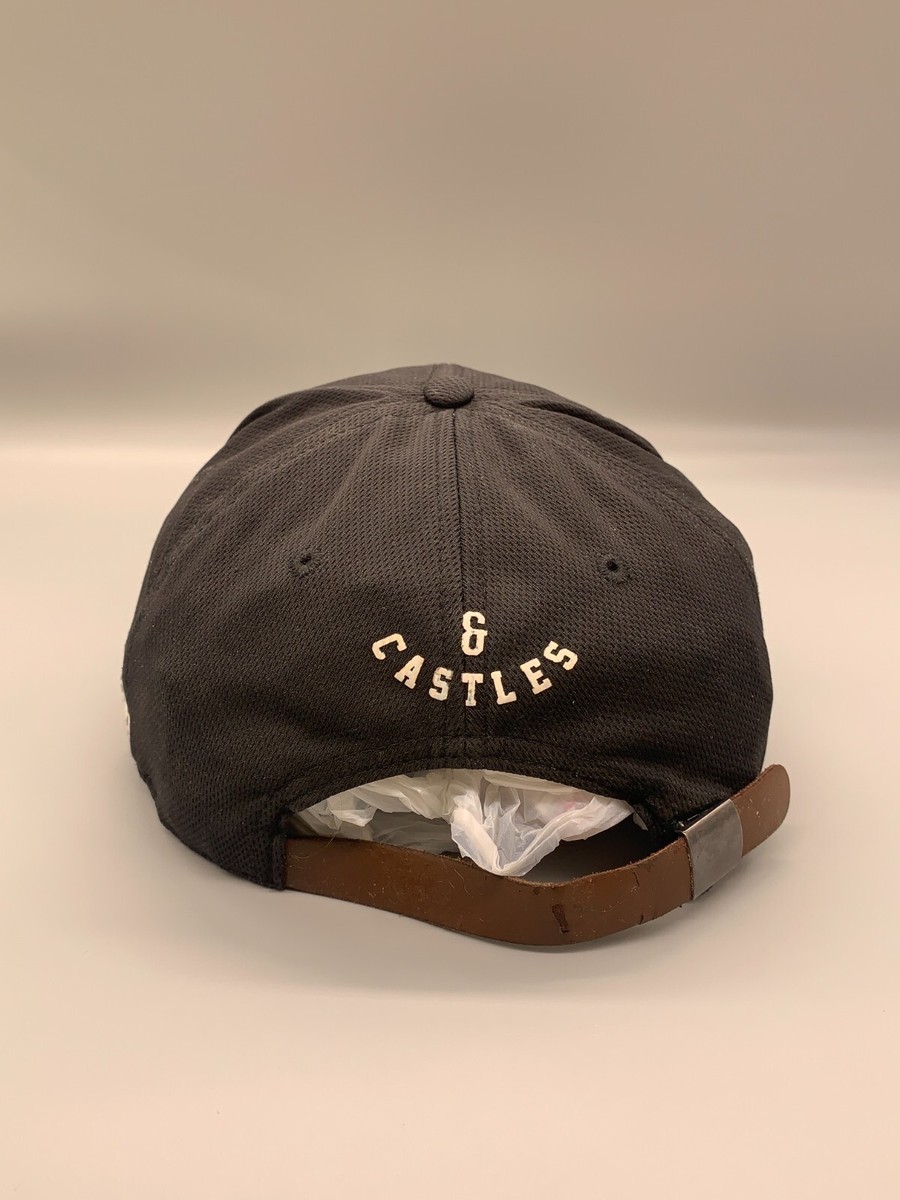 Crooks and Castles Hat Cap Adjustable Black White 2 Stripe