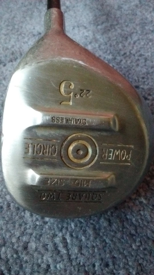 Square Two MID SIZE 22 degree # 5 Wood = NICE - Image 2 of 4