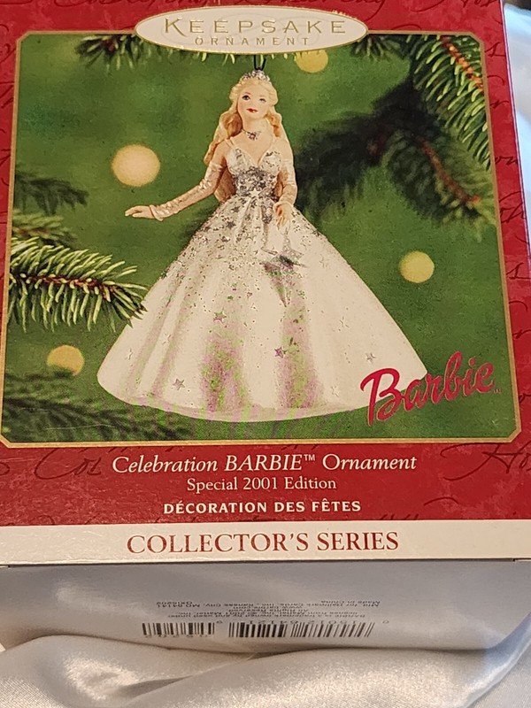 Hallmark Keepsake Celebration Barbie Ornament Special 2001 Edition 2nd in Series