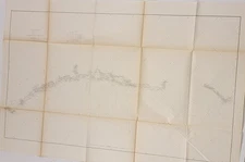 1861 Coast Survey Triangulation Map Chart Florida Georgia South Carolina Bache