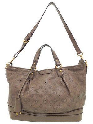 Louis Vuitton PM M93063 Leather Shoulder Bag Women's #TB1045