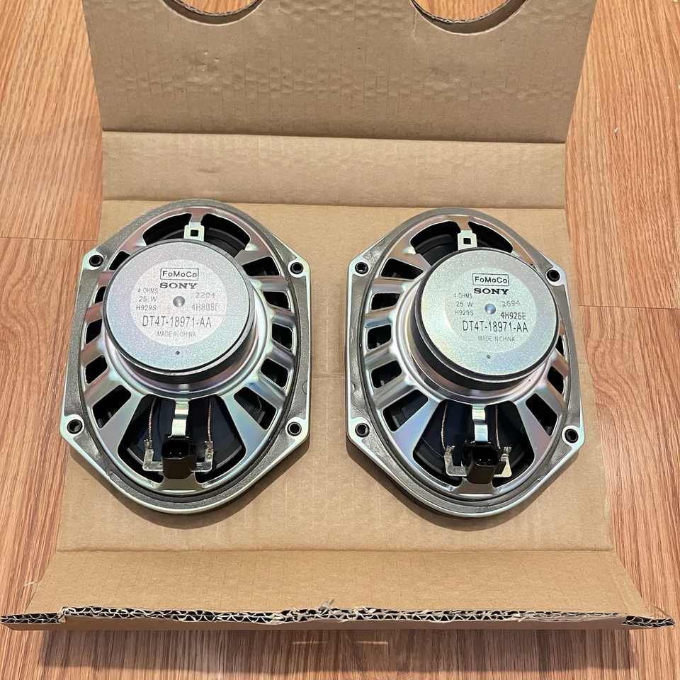 NUEVO SONY FoMoCo DT4T-18971-AA Ford OEM 4-Ohm Par de Altavoces de Rango Completo (Caja Abierta) Foto 3 de 4