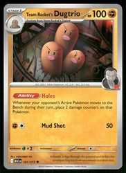 Team Rocket's Dugtrio 101/217 Uncommon Ascended Heroes