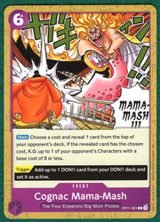 Cognac Mama-Mash OP11-081 A Fist of Divine Speed One Piece TCG Common
