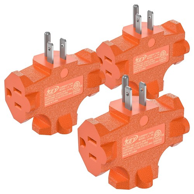 #ad #ad 3 Pack 3 Way Plug AdapterPower Splitter Plug Outlet3 Way Electrical Splitter $11.99