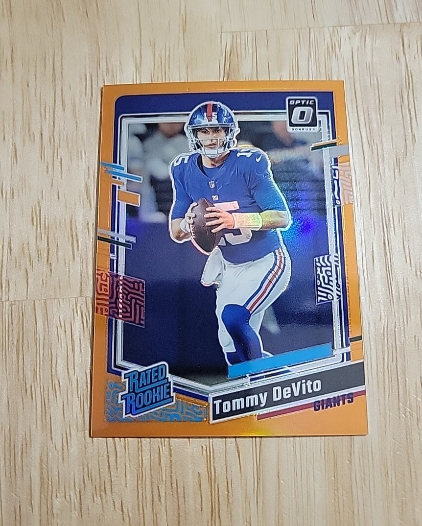 2023 Donruss Optic TOMMY DEVITO Orange Prizm /249 #280 Rated Rookie Giants SP