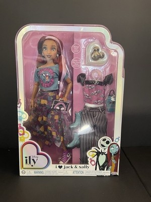 DISNEY ILY 4EVER Doll I LOVE JACK & SALLY FASHION DOLL W/ EXTRA OUTFIT NIB SAVE!