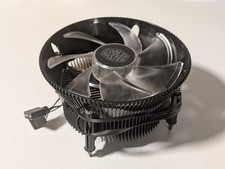 Cooler Master LGA1200 115X Copper Core Heatsink Cooling Fan ARGB Anodized Black