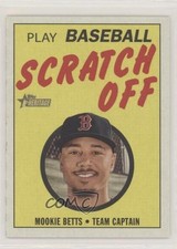 2019 Topps Heritage High Number 1970 Scratch Offs Mookie Betts #23 02v3