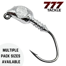 Manic Mullet Bass Fishing Jig Lure UnPainted Victory V Loc Hook 50 or 100 Pack