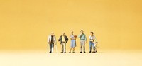 Passanten (6) Figuren Set Bemalt Preiser 79157