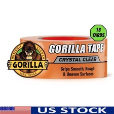 Crystal Clear Heavy Duty Tape Waterproof Durable Indoor Outdoor Projects New