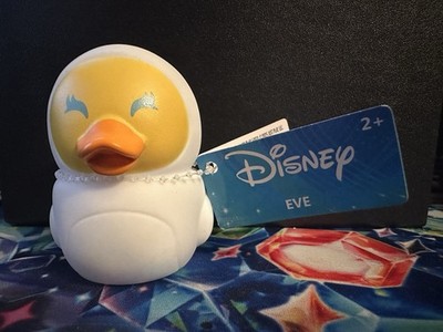 Disney - WALL-E - EVE - Rubber Duck - Approx 2 1/2'' High - Pixar - New With Tag