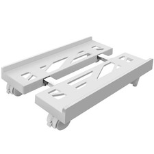 Seloom PC Stand Computer Tower Stand, Adjustable Mobile CPU White 