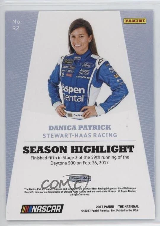2017 Panini National Convention Danica Patrick #R2 - Image 2 of 2